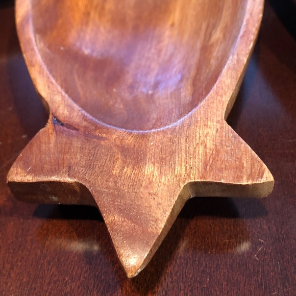 MCM Wooden Pineapple-Shaped Serving Bowls set of 3 - Picture 16 of 16